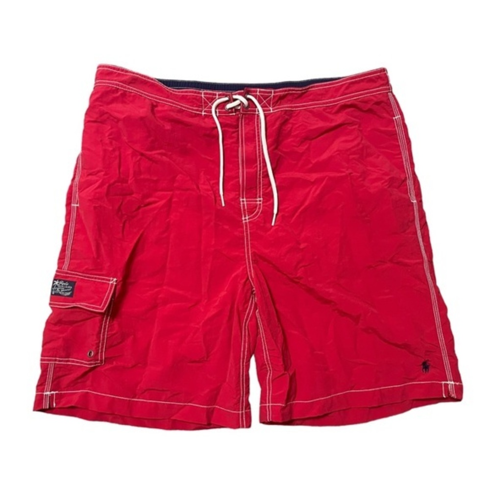 Polo by Ralph Lauren Mens XXL Red Swim Shorts